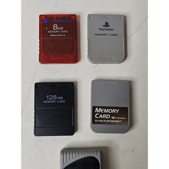 Lot Of 5 Memory Cards for Sony PlayStation Inc Unbranded, OEM, SCPH-10020 MORE - Picture 3 of 12